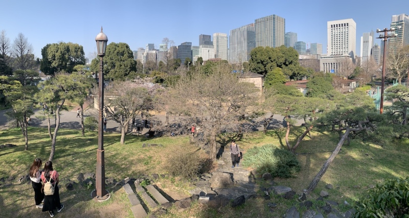 Hibiya Park in der nähe des Kaiserpalasts