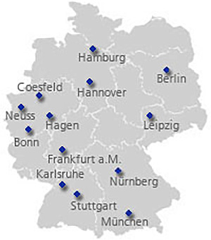 Campus Locations in Germany