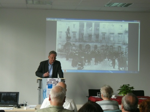 Peter Brandt im Vortrag