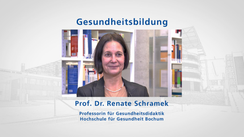 zu: Lehrvideo Gesundheitsbildung mit Renate Schramek