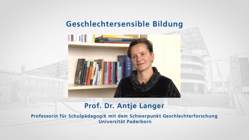 zu: Lehrvideo Geschlechtersensible Bildung mit Antje Langer