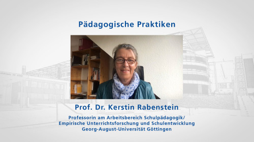 zu: Lehrvideo Pädagogische Praktiken mit Kerstin Rabenstein